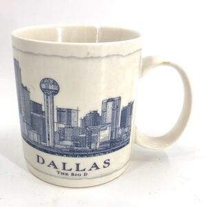 Starbucks City Mug Dallas The Big D Coffee Cup Texas Collectors 2006